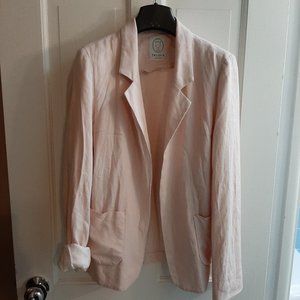 aritzia talula light pink kent blazer jacket 2